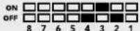 Blackmagic Design Micro Converter HDMI to SDI - Mini Switch Settings Example - 3