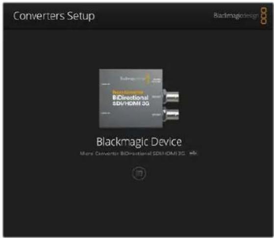 Blackmagic Design Micro Converter HDMI to SDI - Blackmagic Converters Setup에서 설정 변경하기 - 1