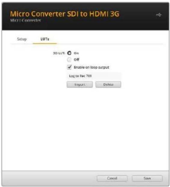 Blackmagic Design Micro Converter HDMI to SDI - LUT - 1