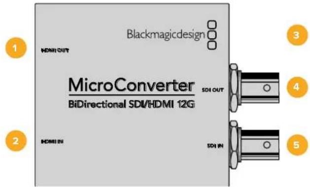 Blackmagic Design Micro Converter HDMI to SDI - Micro Converter BiDirectional SDI/HDMI 12G - 1