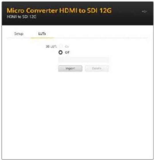 Blackmagic Design Micro Converter HDMI to SDI - LUTs - 1