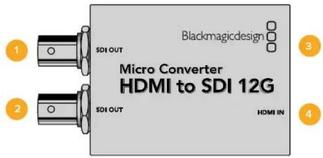 Blackmagic Design Micro Converter HDMI to SDI - LUT - 2