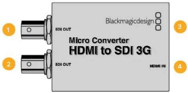 Blackmagic Design Micro Converter HDMI to SDI - Micro Converter HDMI to SDI 3G - 1