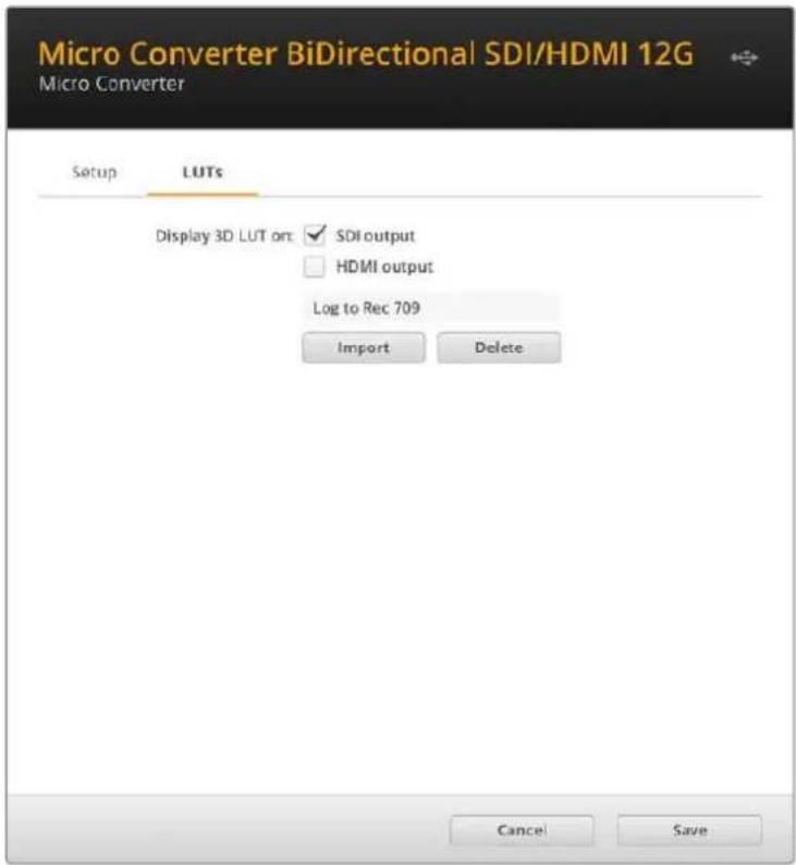 Blackmagic Design Micro Converter HDMI to SDI - LUTs - 1