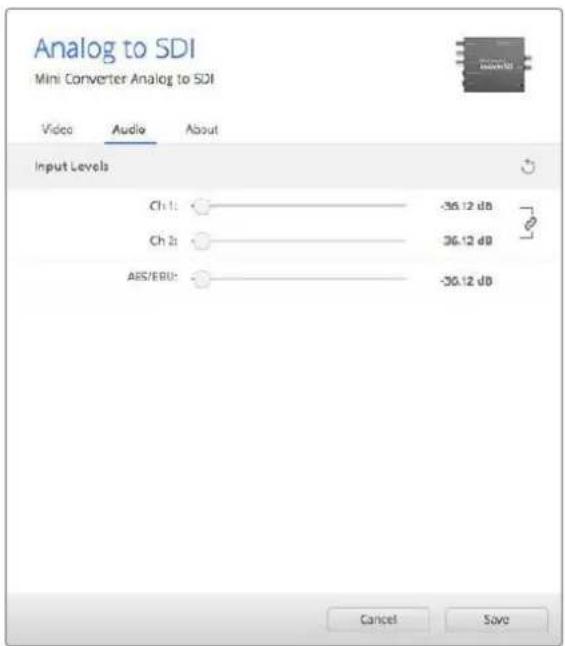 Blackmagic Design Micro Converter HDMI to SDI - Menu Input Levels - 1