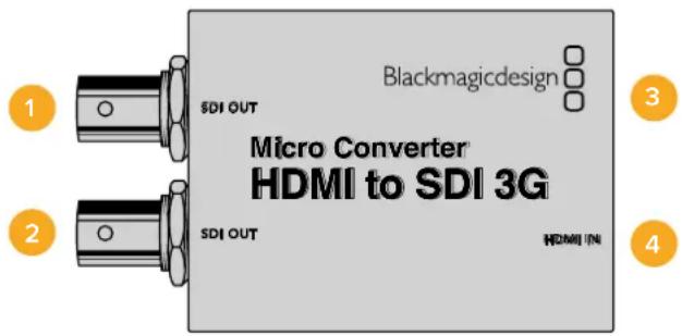 Blackmagic Design Micro Converter HDMI to SDI - Micro Converter HDMI to SDI 3G - 1