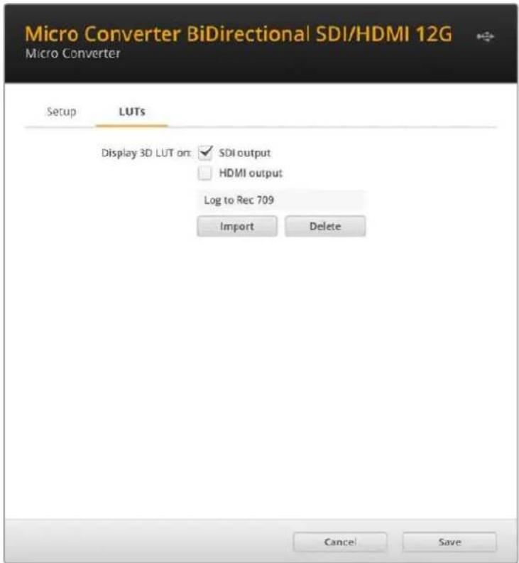 Blackmagic Design Micro Converter HDMI to SDI - LUTs - 1
