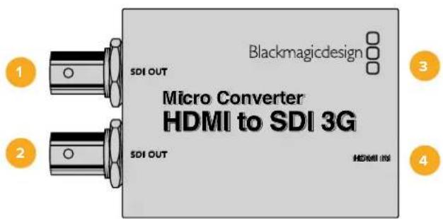 Blackmagic Design Micro Converter HDMI to SDI - Micro Converter HDMI to SDI 3G - 1