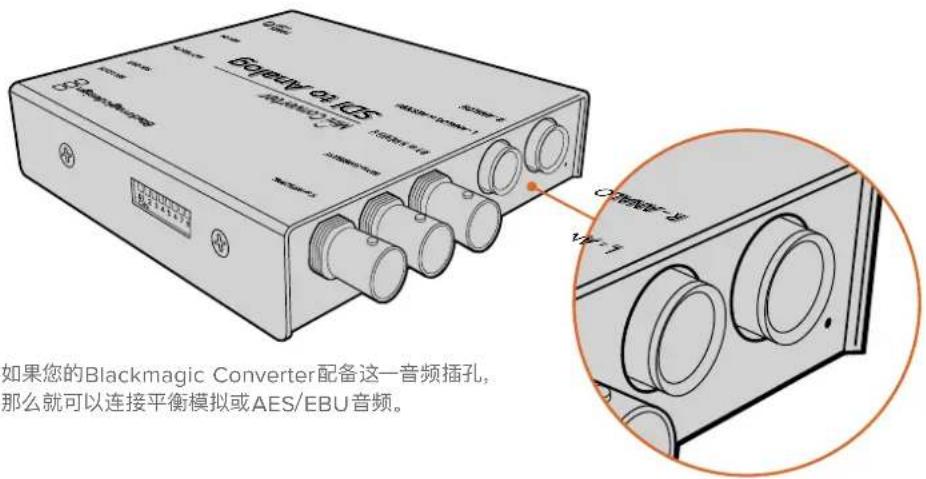 Blackmagic Design Micro Converter HDMI to SDI - 音频插孔 - 1