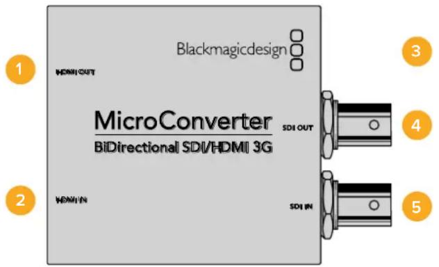 Blackmagic Design Micro Converter HDMI to SDI - Micro Converter BiDirectional SDI/HDMI 3G - 1