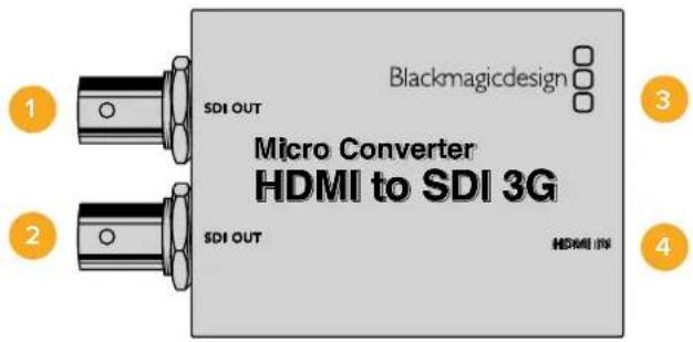 Blackmagic Design Micro Converter HDMI to SDI - Micro Converter HDMI to SDI 3G - 1