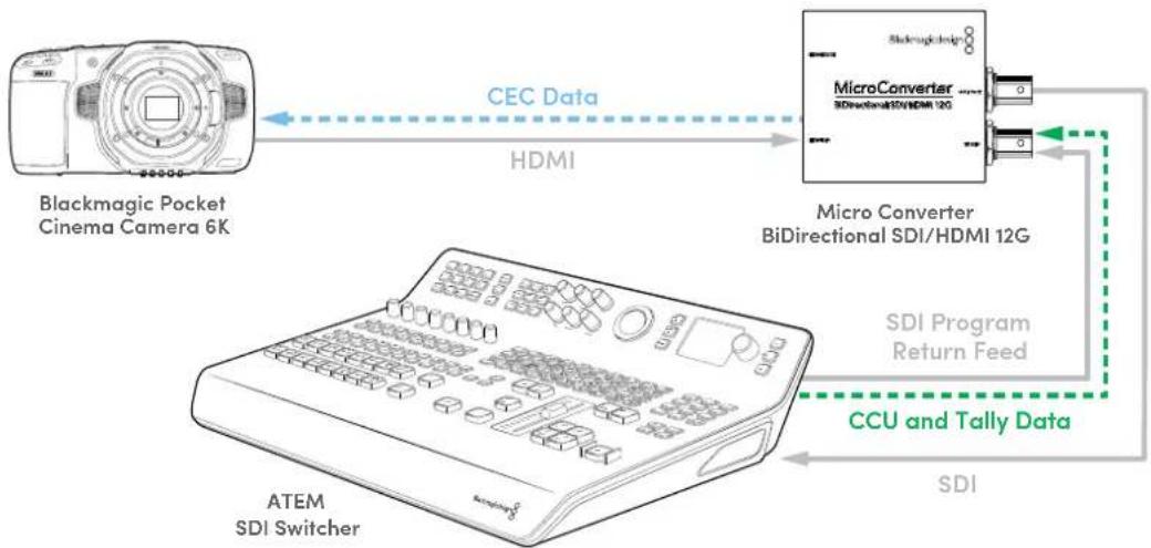 Blackmagic Design Micro Converter HDMI to SDI - Example workflow 1 - 1