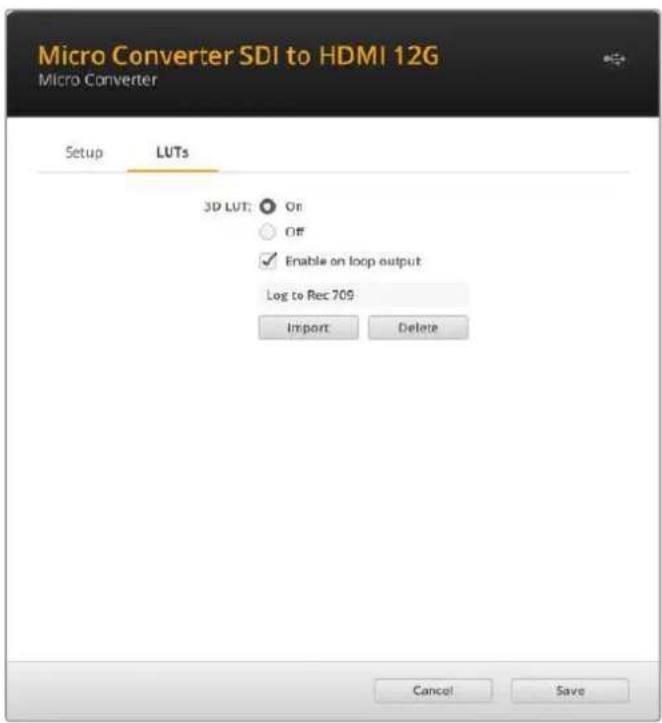 Blackmagic Design Micro Converter HDMI to SDI - LUTs - 1