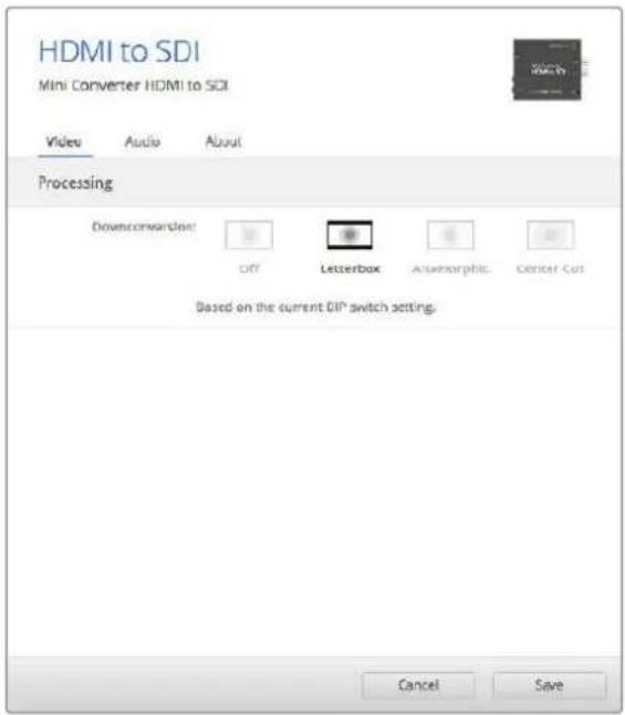 Blackmagic Design Micro Converter HDMI to SDI - Menu Processing - 1