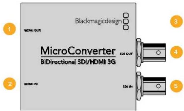Blackmagic Design Micro Converter HDMI to SDI - Micro Converter BiDirectional SDI/HDMI 3G - 1