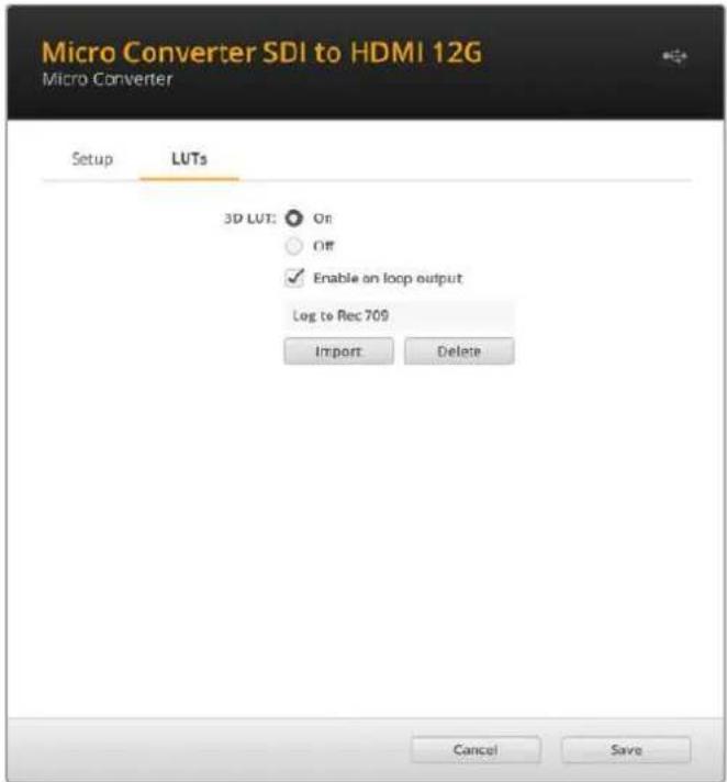 Blackmagic Design Micro Converter HDMI to SDI - LUTs - 1