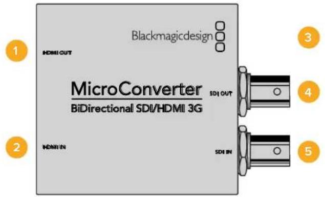 Blackmagic Design Micro Converter HDMI to SDI - Micro Converter BiDirectional SDI/HDMI 3G - 1