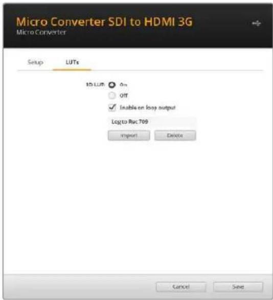 Blackmagic Design Micro Converter HDMI to SDI - LUTs - 1