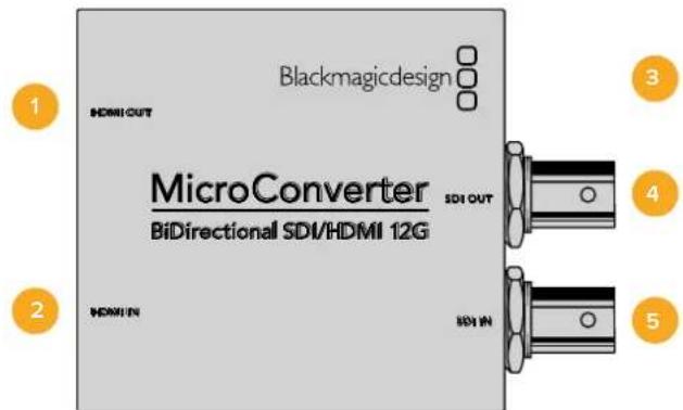 Blackmagic Design Micro Converter HDMI to SDI - Micro Converter BiDirectional SDI/HDMI 12G - 1