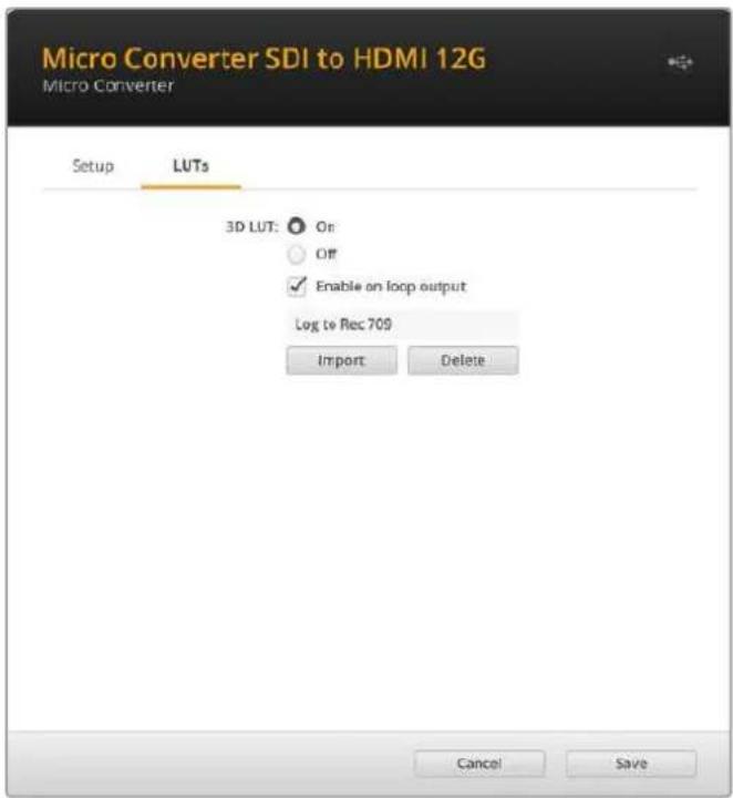 Blackmagic Design Micro Converter HDMI to SDI - LUTs - 1
