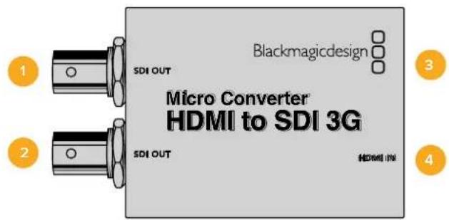 Blackmagic Design Micro Converter HDMI to SDI - Micro Converter HDMI to SDI 3G - 1