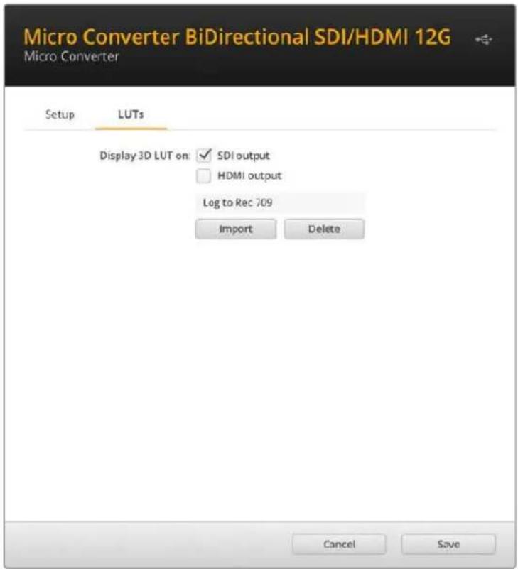 Blackmagic Design Micro Converter HDMI to SDI - LUTs - 1