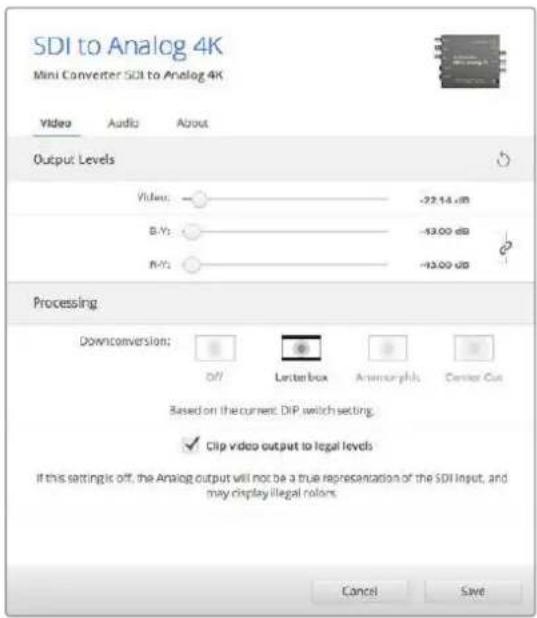 Blackmagic Design Micro Converter HDMI to SDI - 処理メニューブ (Processing) - 1