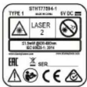 STANLEY SLL360 - Varningsetiketter - 2