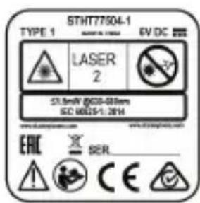 STANLEY SLL360 - Warning Labels - 1