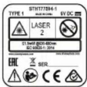 STANLEY SLL360 - Warning Labels - 2