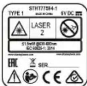 STANLEY SLL360 - Figyelmeztető címkék - 2