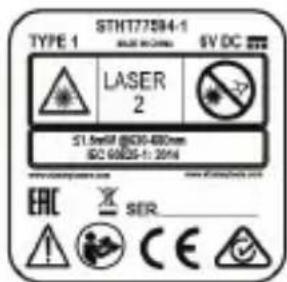 STANLEY SLL360 - Etichete de avertizare - 2