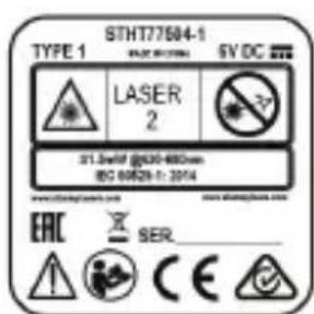 STANLEY SLL360 - Étiquettes d'advertissement - 1