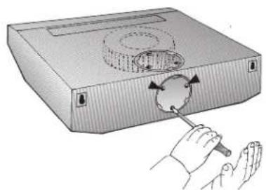 CONSTRUCTA CD10350 - Exhaust air towards the rear: - 1