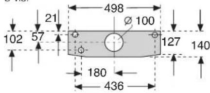 CONSTRUCTA CD10350 - Fixation murale - 1