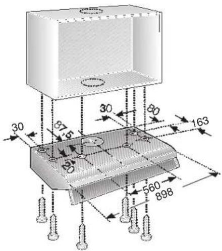 CONSTRUCTA CD10350 - Fixation sous un placard en appui mural - 3