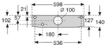 CONSTRUCTA CD10350 - Fissaggio a parete - 2