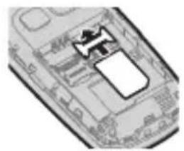 PANASONIC KXTU466 - Insertion d'une carte SIM, d'une carte microSD et de la batterie - 2