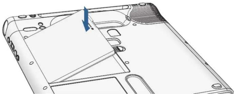 Motion Computing F5te - Pour remplacer la batterie : - 1