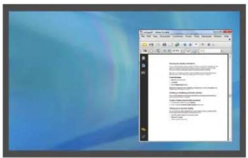 Motion Computing F5te - Extension avec monitreur principal - 1