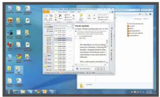 Motion Computing F5te - Extension avec monitreur principal - 2