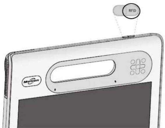 Motion Computing F5te - Pour utiliser le lecteur RFID : - 2