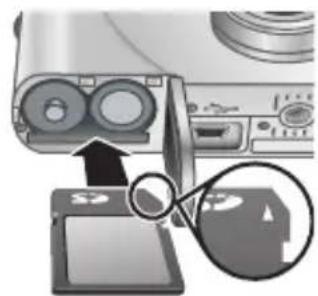 HP PhotoSmart M440 - Instalar e Formatting um cartão de memória optional - 1