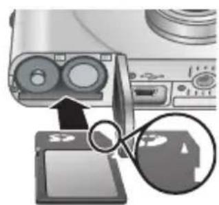 HP PhotoSmart M440 - Einsetzen und Formatieren einer optionalen Speicherkarte - 1