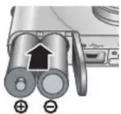 HP PhotoSmart M440 - Installazione delle batterie - 1