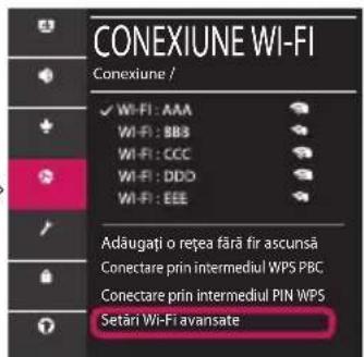 LG 43UM7400PLB - Depanarea problemelor de retea - 3