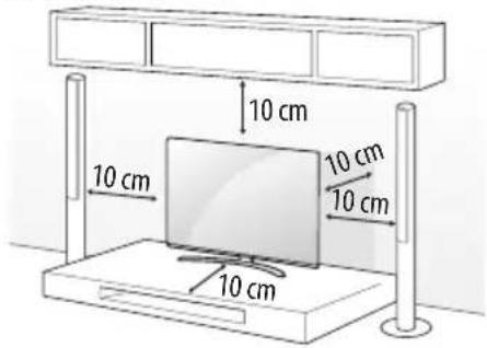 LG 43UM7400PLB - Installation sur une table - 1