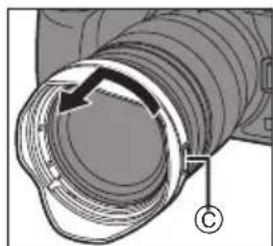 PANASONIC Lumix HX1025PP - Cómo desmontar un parasol - 3