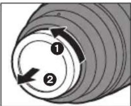 PANASONIC Lumix HX1025PP - Installazione dell'obiettivo - 1