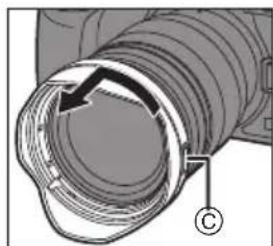 PANASONIC Lumix HX1025PP - Retrait d'un parasoleil - 3